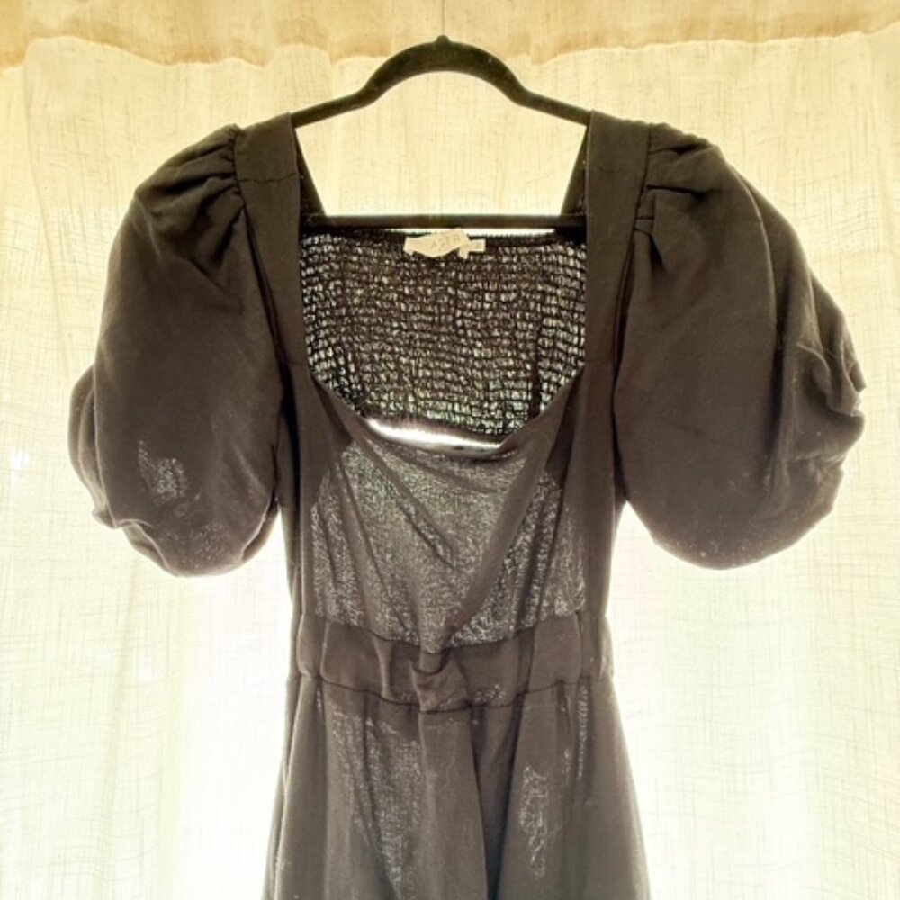 ASTR the Label Black Linen Maxi Dress